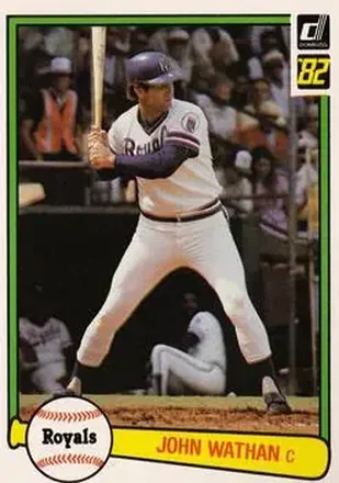 1982 Donruss #86 - John Wathan - Kansas City Royals