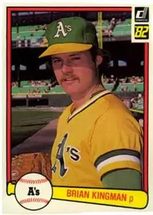 1982 Donruss #87 - Brian Kingman - Oakland Athletics