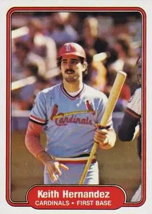 1982 Fleer #114 - Keith Hernandez - St. Louis Cardinals 1982 Fleer #114 - Keith Hernandez - St. Louis Cardinals