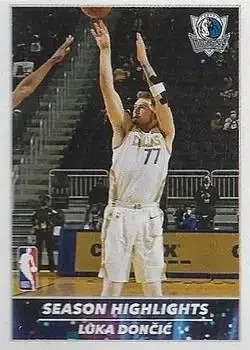 2021-22 Panini NBA Sticker & Card Collection (Brazil) #10 Luka Dončić