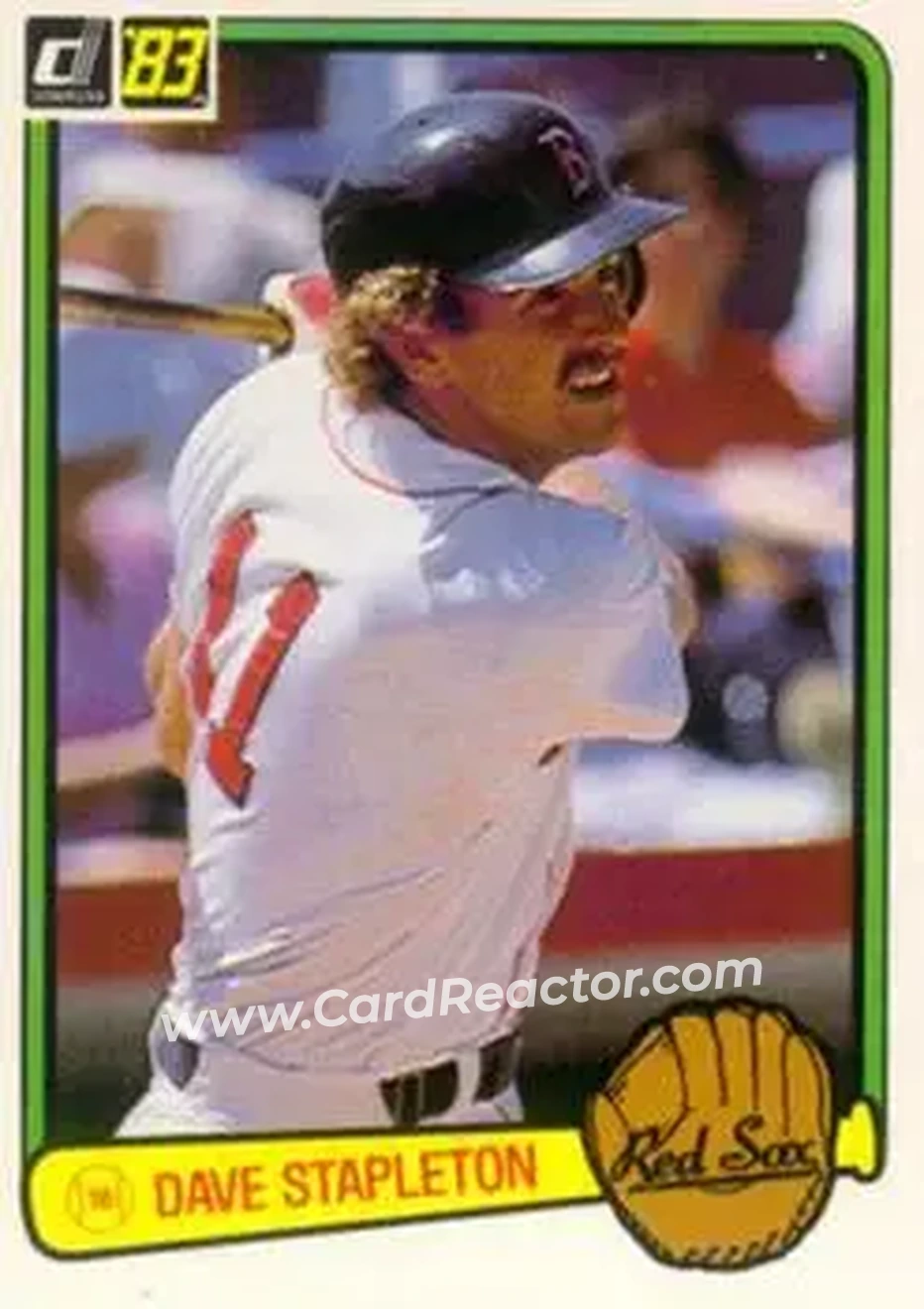 1983 Donruss #200 - Dave Stapleton - Boston Red Sox - Front