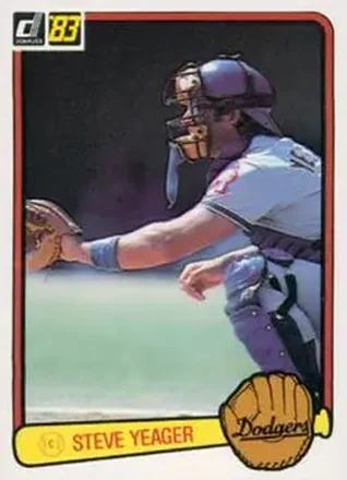1983 Donruss #201 - Steve Yeager - Los Angeles Dodgers