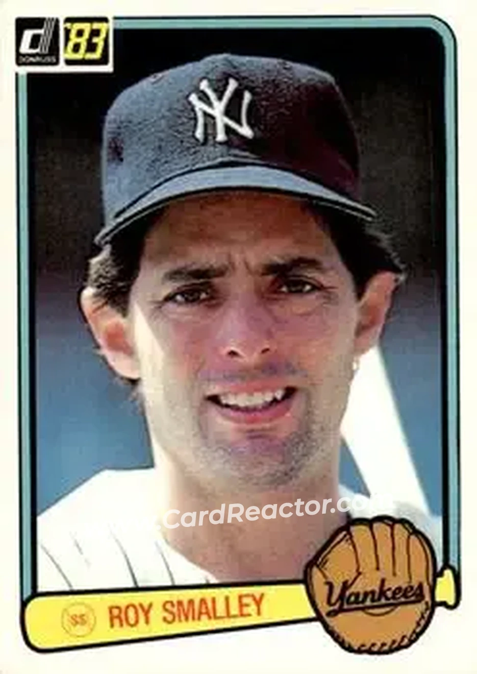 1983 Donruss #209 - Roy Smalley - New York Yankees - Front 1983 Donruss #209 - Roy Smalley - New York Yankees - Front