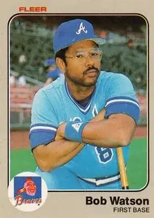 1983 Fleer #151 - Bob Watson - Atlanta Braves