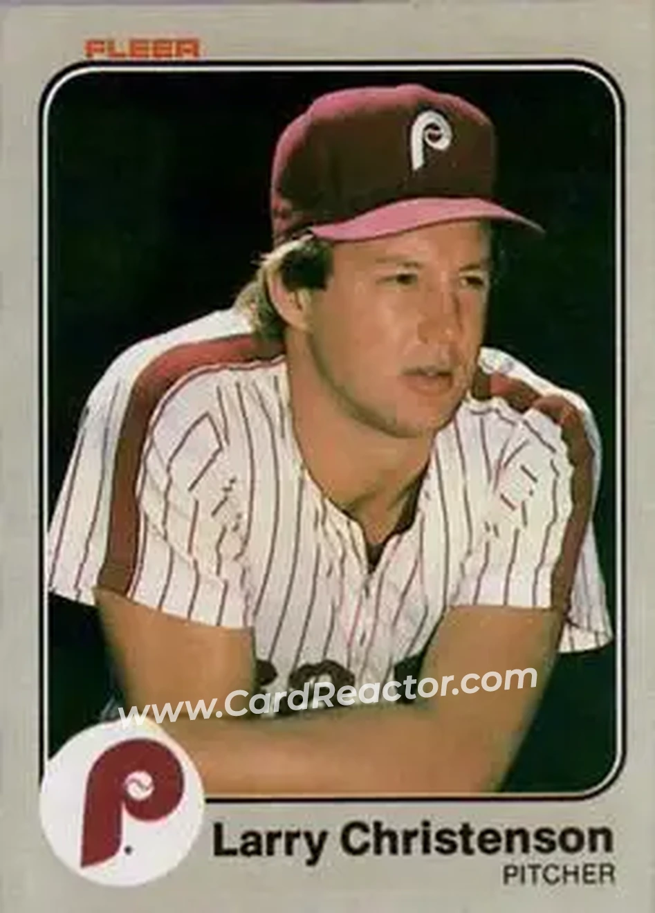 1983 Fleer #156 - Larry Christenson - Philadelphia Phillies - Front