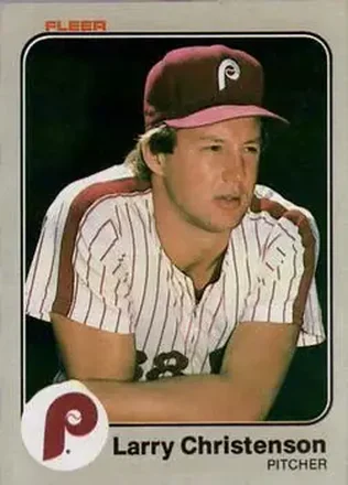 1983 Fleer #156 - Larry Christenson - Philadelphia Phillies