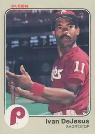 1983 Fleer #157 - Ivan DeJesus - Philadelphia Phillies