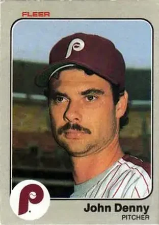 1983 Fleer #158 - John Denny - Philadelphia Phillies