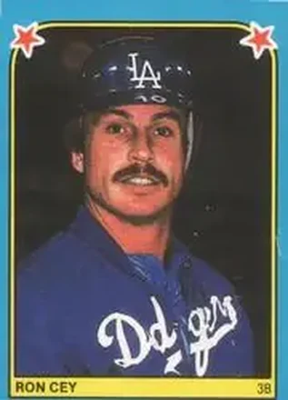 1983 Fleer Star Stickers #122 - Ron Cey - Los Angeles Dodgers