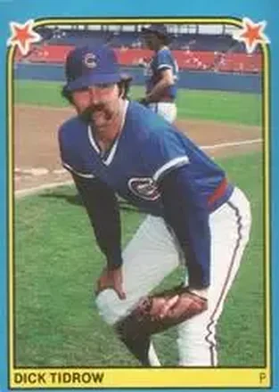 1983 Fleer Star Stickers #126 - Dick Tidrow - Chicago Cubs
