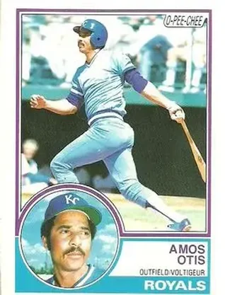 1983 O-Pee-Chee #75 - Amos Otis - Kansas City Royals