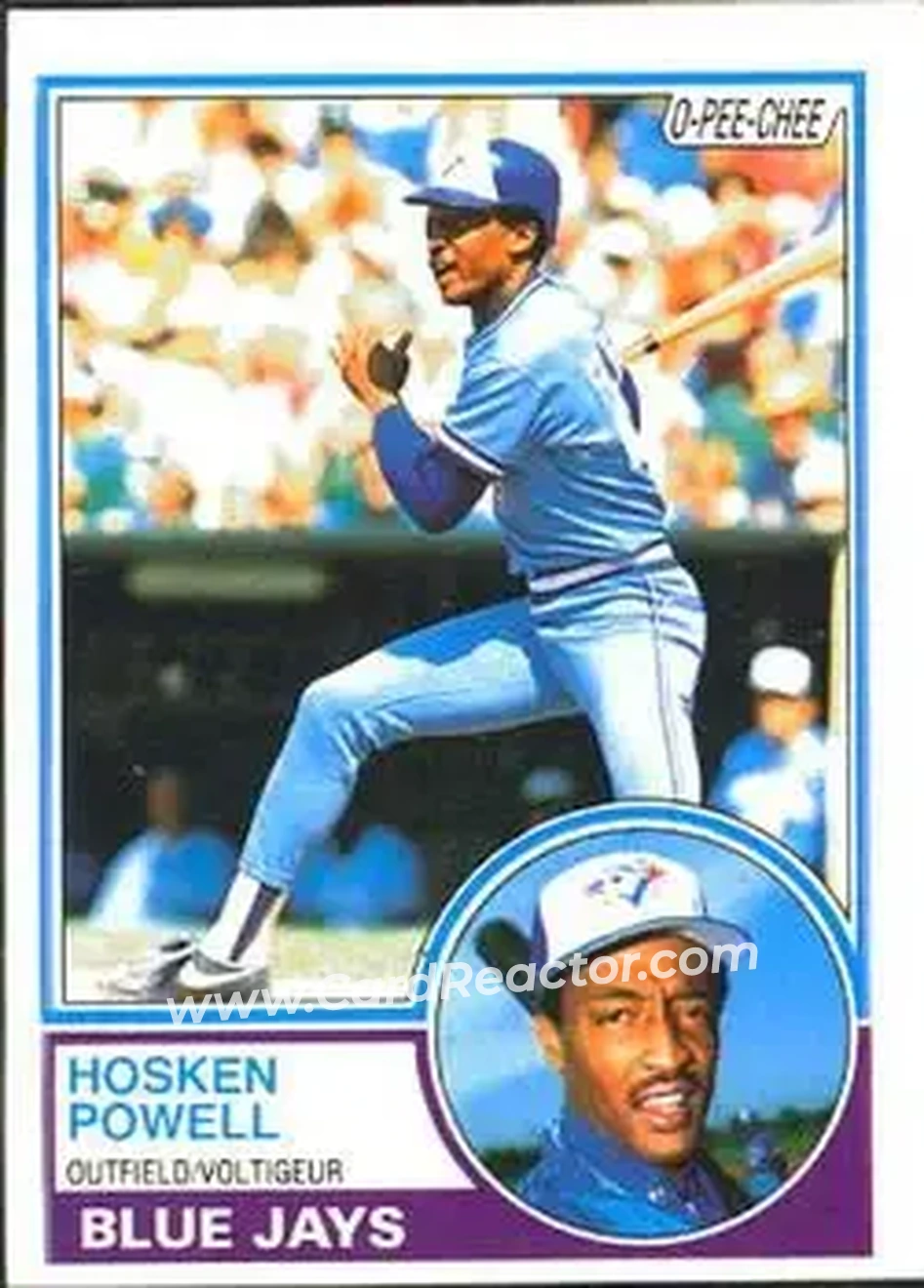 1983 O-Pee-Chee #77 - Hosken Powell - Toronto Blue Jays