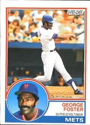 1983 O-Pee-Chee #80 - George Foster - New York Mets 1983 O-Pee-Chee #80 - George Foster - New York Mets