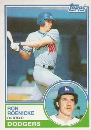 1983 Topps #113 - Ron Roenicke - Los Angeles Dodgers