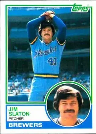1983 Topps #114 - Jim Slaton - Milwaukee Brewers 1983 Topps #114 - Jim Slaton - Milwaukee Brewers