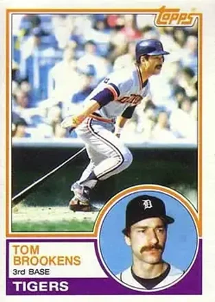 1983 Topps #119 - Tom Brookens - Detroit Tigers 1983 Topps #119 - Tom Brookens - Detroit Tigers