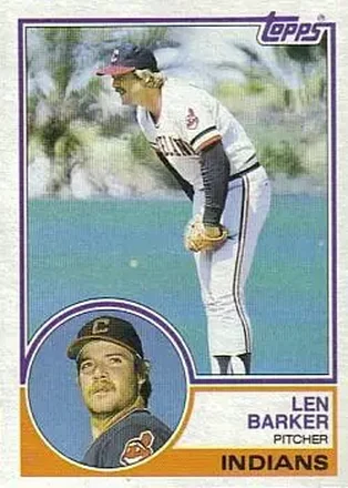 1983 Topps #120 - Len Barker - Cleveland Indians 1983 Topps #120 - Len Barker - Cleveland Indians