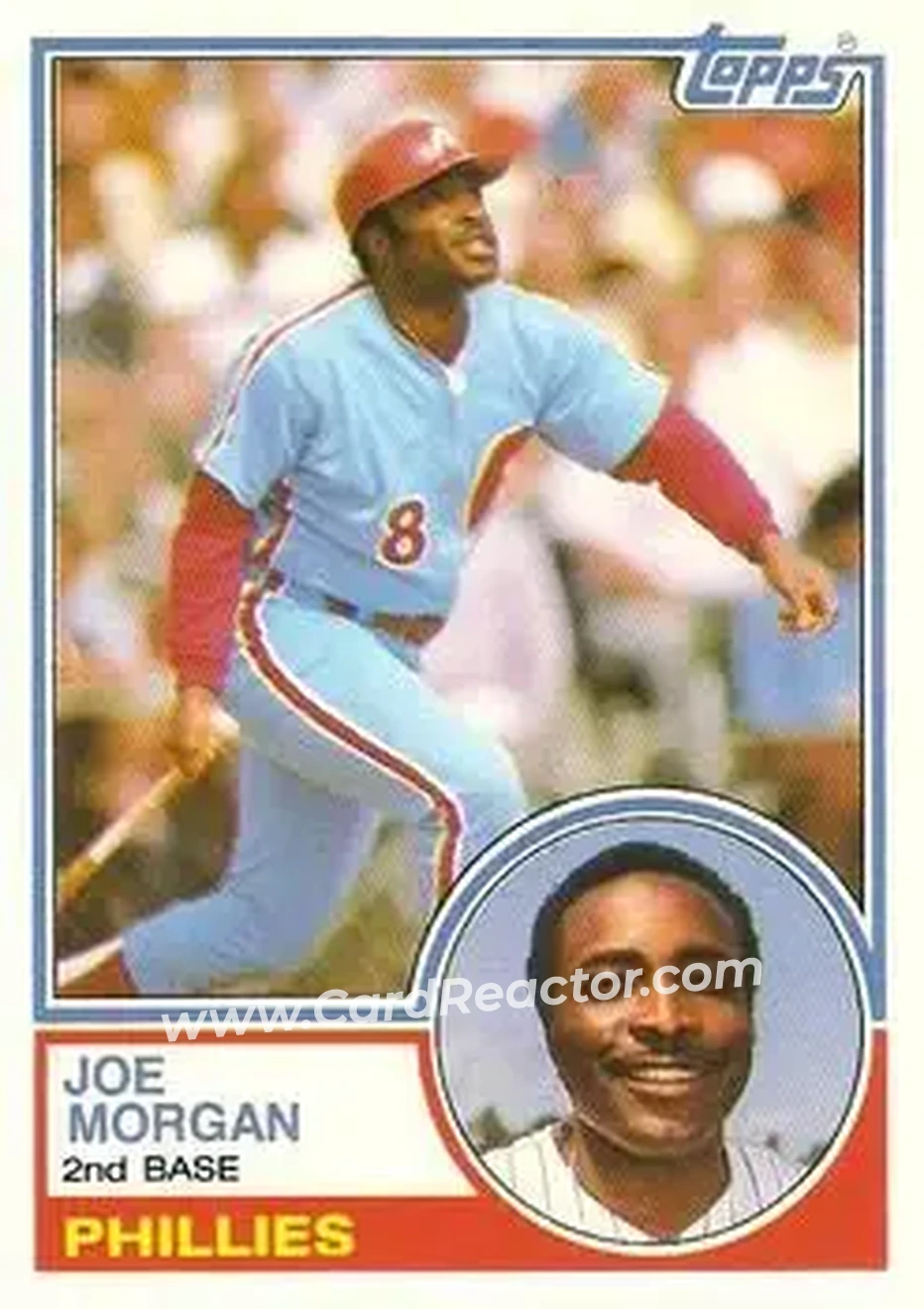 1983 Topps Traded #77T - Joe Morgan - Philadelphia Phillies - Front