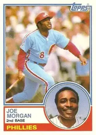 1983 Topps Traded #77T - Joe Morgan - Philadelphia Phillies