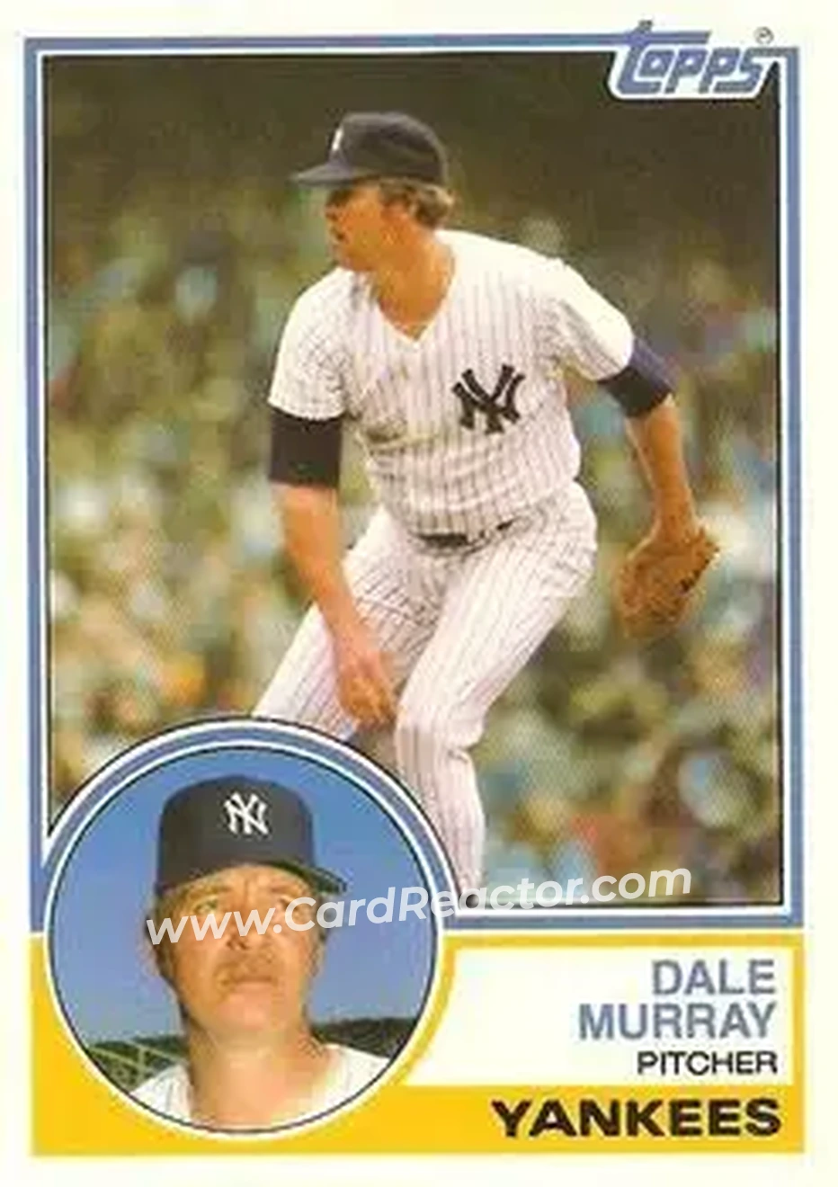 1983 Topps Traded #79T - Dale Murray - New York Yankees - Front