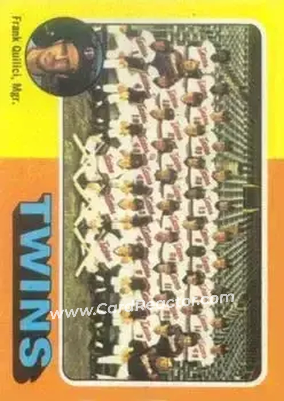 1975 Topps #443 - Card #443 - Minnesota Twins - Front