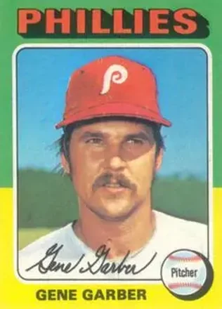 1975 Topps #444 - Gene Garber - Philadelphia Phillies
