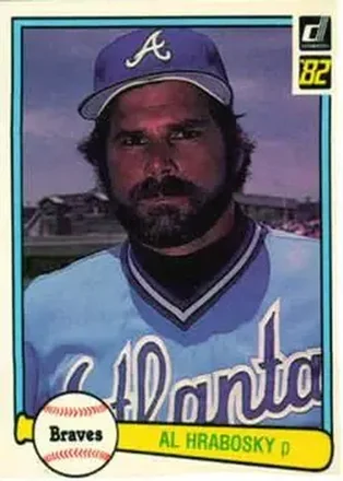 1982 Donruss #97 - Al Hrabosky - Atlanta Braves 1982 Donruss #97 - Al Hrabosky - Atlanta Braves