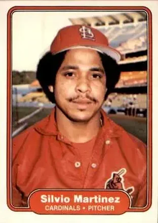1982 Fleer #122 - Silvio Martinez - St. Louis Cardinals