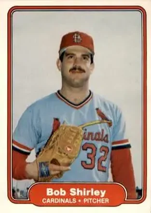 1982 Fleer #127 - Bob Shirley - St. Louis Cardinals 1982 Fleer #127 - Bob Shirley - St. Louis Cardinals