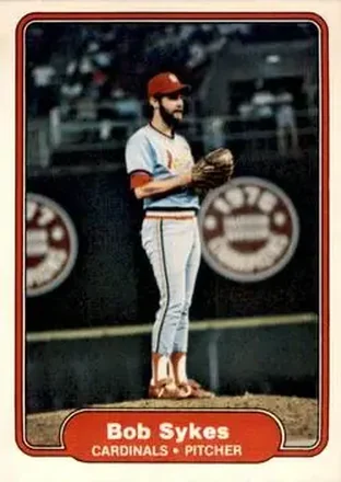 1982 Fleer #130 - Bob Sykes - St. Louis Cardinals