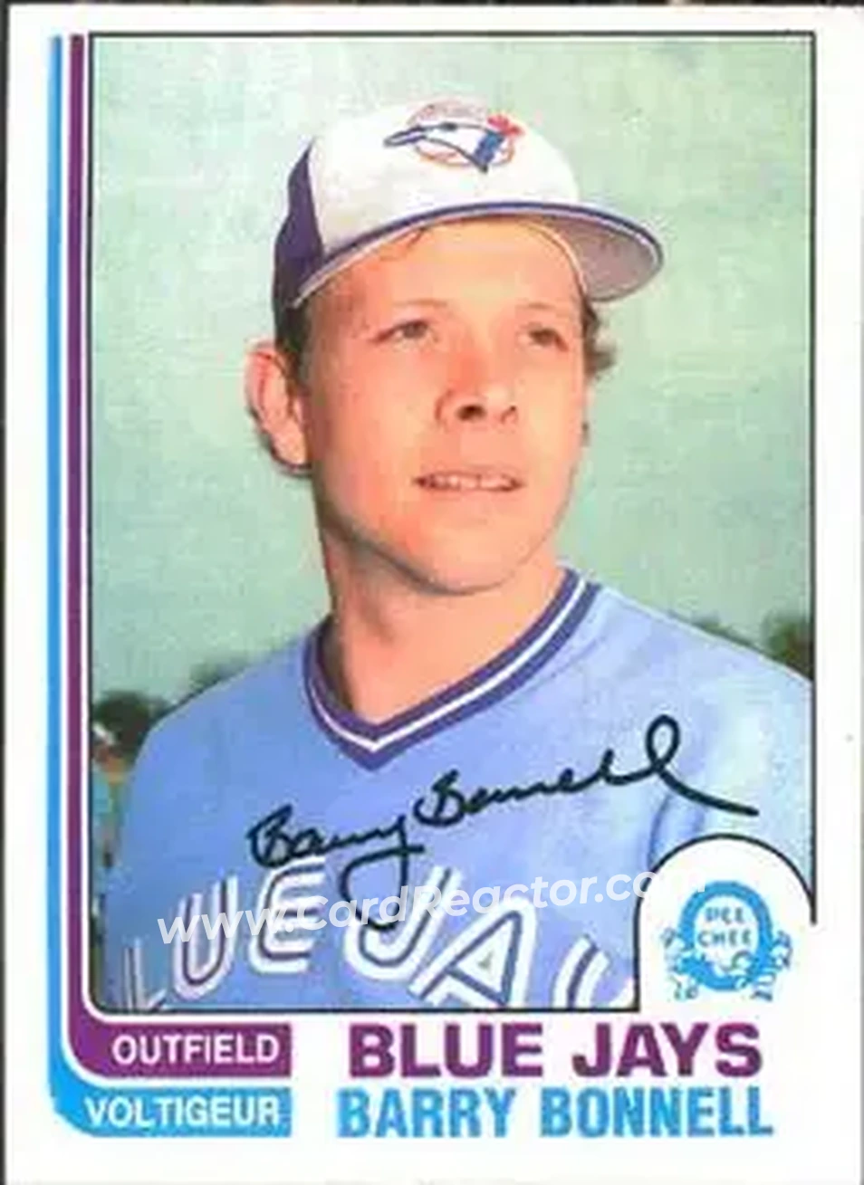 1982 O-Pee-Chee #99 - Barry Bonnell - Toronto Blue Jays - Front