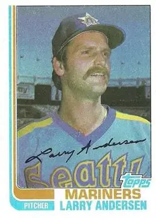 1982 Topps #52 - Larry Andersen - Seattle Mariners 1982 Topps #52 - Larry Andersen - Seattle Mariners