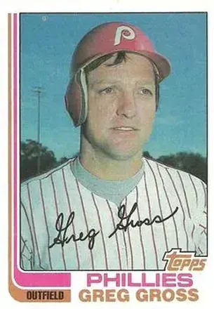 1982 Topps #53 - Greg Gross - Philadelphia Phillies 1982 Topps #53 - Greg Gross - Philadelphia Phillies