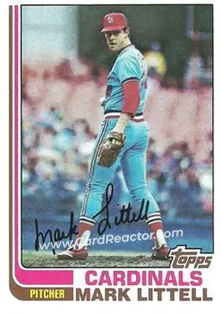 1982 Topps #56 - Mark Littell - St. Louis Cardinals - Front
