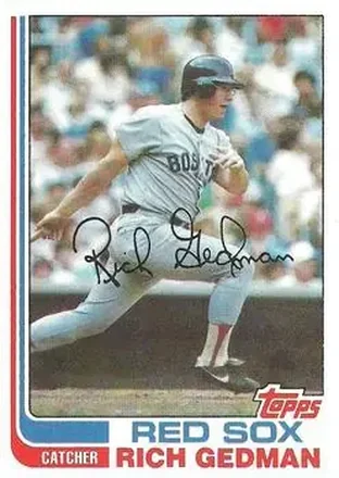 1982 Topps #59 - Rich Gedman - Boston Red Sox 1982 Topps #59 - Rich Gedman - Boston Red Sox