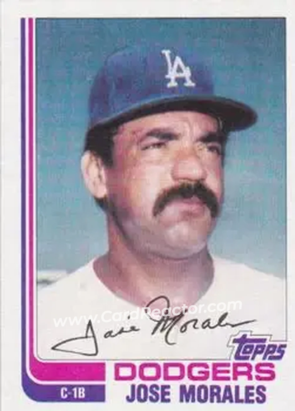 1982 Topps Traded #75T - Jose Morales - Los Angeles Dodgers - Front