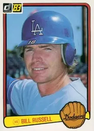 1983 Donruss #210 - Bill Russell - Los Angeles Dodgers