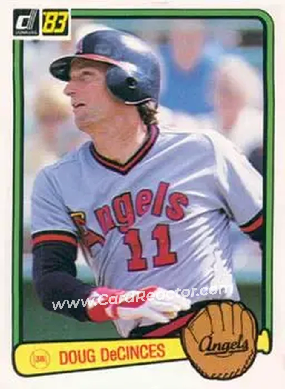 1983 Donruss #216 - Doug DeCinces - California Angels - Front 1983 Donruss #216 - Doug DeCinces - California Angels - Front