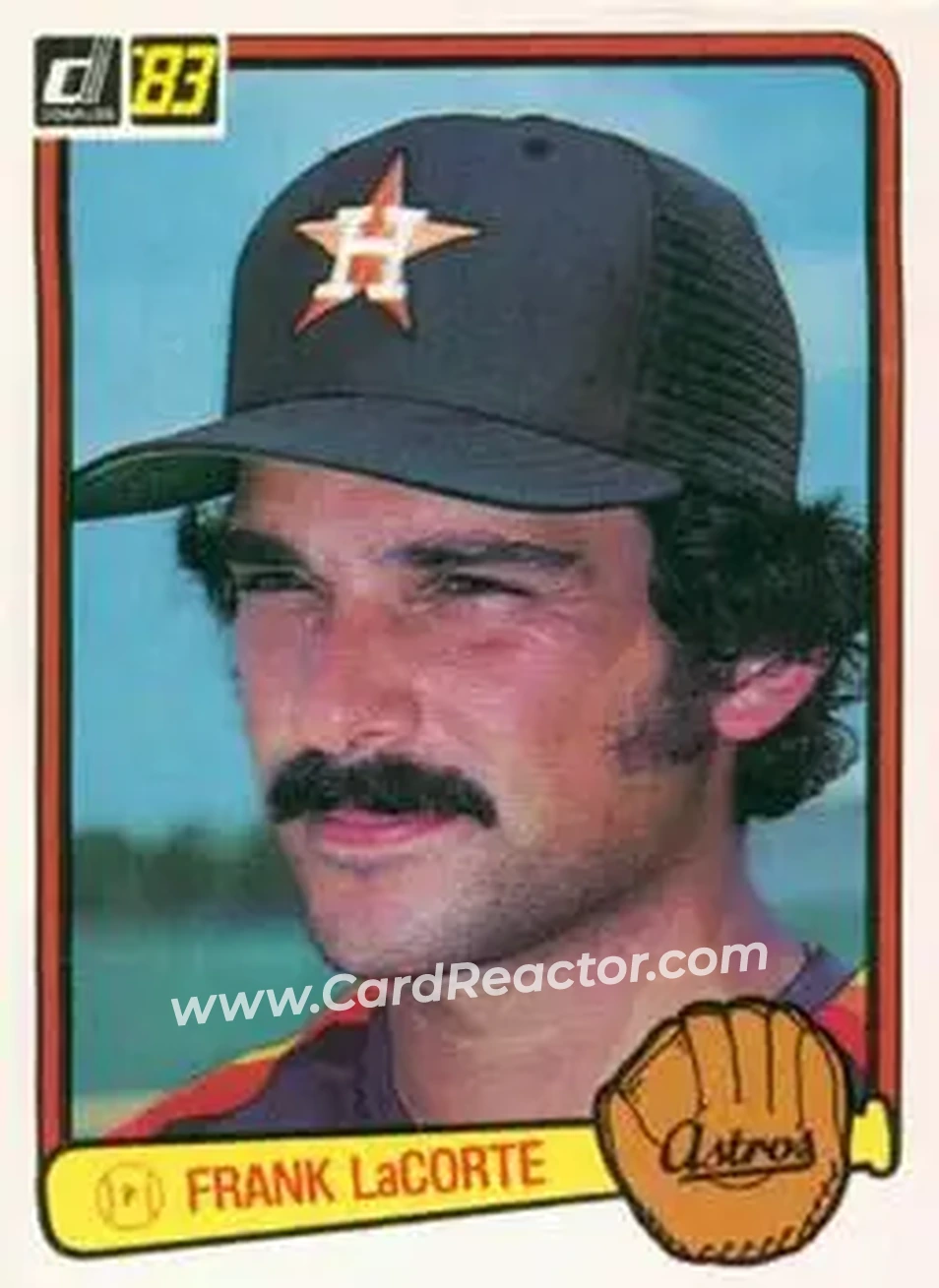1983 Donruss #218 - Frank LaCorte - Houston Astros - Front 1983 Donruss #218 - Frank LaCorte - Houston Astros - Front
