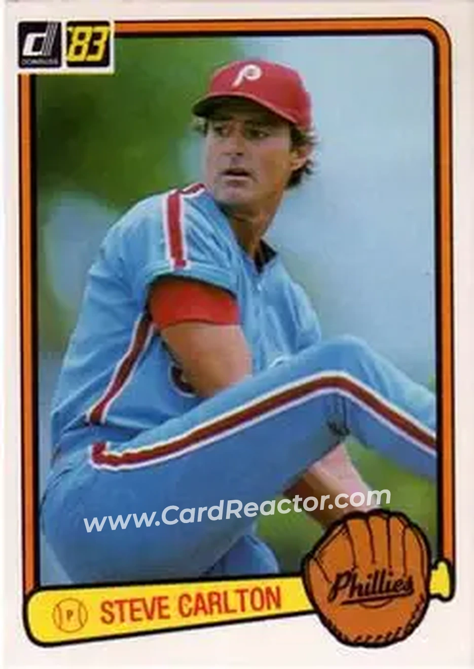 1983 Donruss #219 - Steve Carlton - Philadelphia Phillies - Front