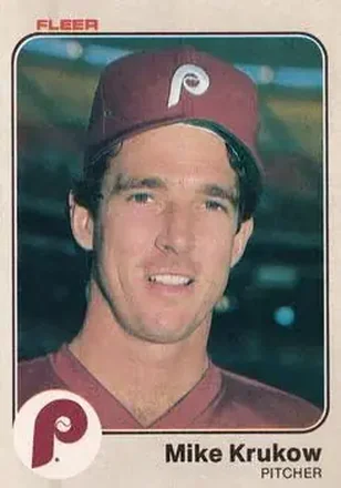 1983 Fleer #163 - Mike Krukow - Philadelphia Phillies
