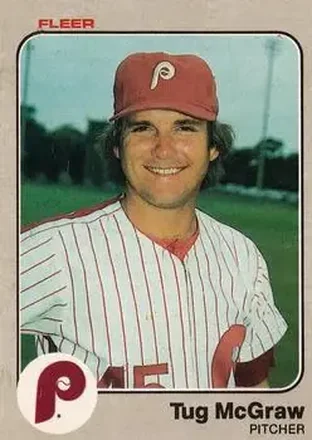 1983 Fleer #166 - Tug McGraw - Philadelphia Phillies