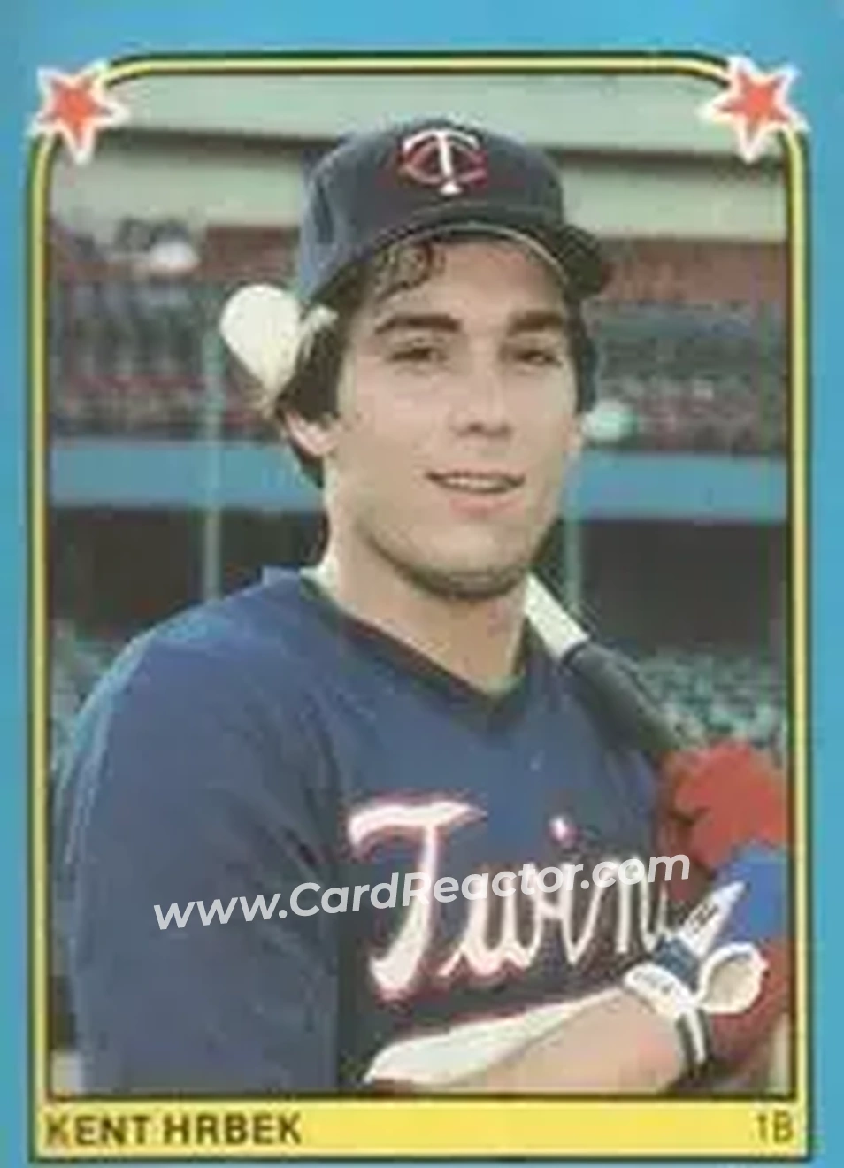 1983 Fleer Star Stickers #135 - Kent Hrbek - Minnesota Twins - Front