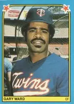 1983 Fleer Star Stickers #136 - Gary Ward - Minnesota Twins 1983 Fleer Star Stickers #136 - Gary Ward - Minnesota Twins