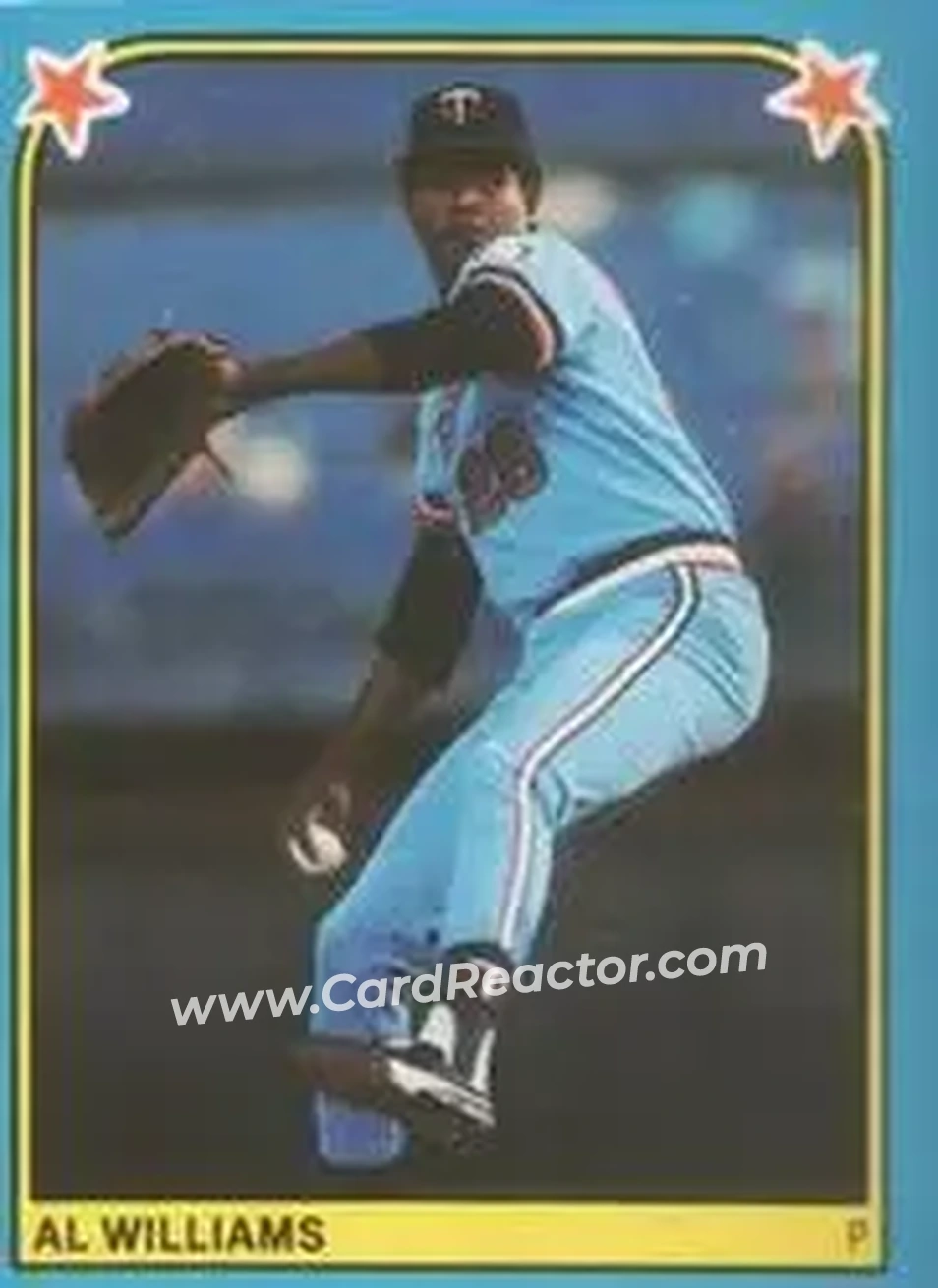 1983 Fleer Star Stickers #137 - Al Williams - Minnesota Twins - Front 1983 Fleer Star Stickers #137 - Al Williams - Minnesota Twins - Front