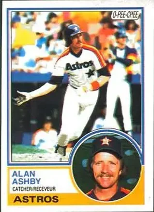 1983 O-Pee-Chee #84 - Alan Ashby - Houston Astros