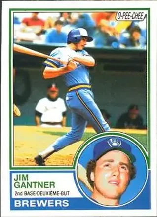 1983 O-Pee-Chee #88 - Jim Gantner - Milwaukee Brewers