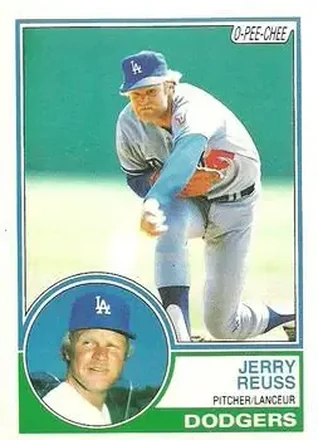1983 O-Pee-Chee #90 - Jerry Reuss - Los Angeles Dodgers