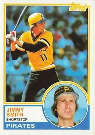 1983 Topps #122 - Jimmy Smith - Pittsburgh Pirates