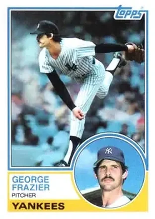 1983 Topps #123 - George Frazier - New York Yankees